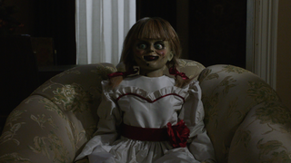 Chicago, stare into the glassy eyes of <i>Annabelle Comes Home </i>early and for free